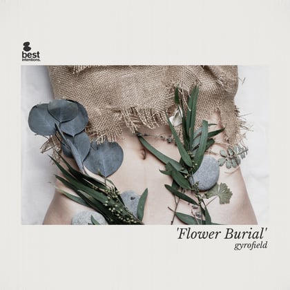 Flower Burial album by gyrofield - Drum and Bass Cover Art