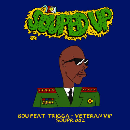 Veteran (VIP) album by Bru-C, Bou & Trigga - Drum and Bass Cover Art