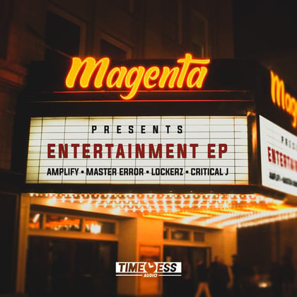 Entertainment EP album by Magenta - Drum and Bass Cover Art