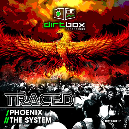 Phoenix / The System album by TRCD - Drum and Bass Cover Art