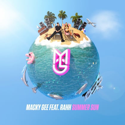 Summer Sun album by Macky Gee - Drum and Bass Cover Art