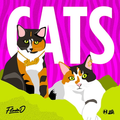 Cats album by Flava D - Drum and Bass Cover Art