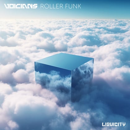Rollerfunk album by Voicians - Drum and Bass Cover Art