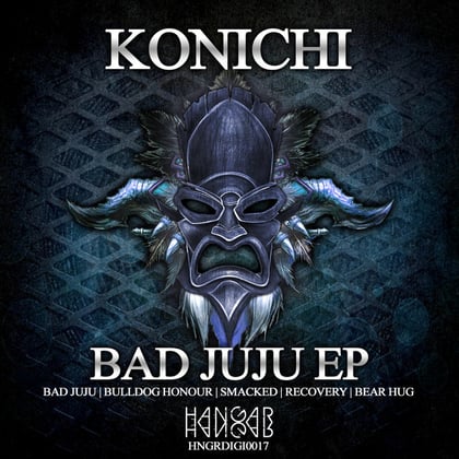 Bad JuJu EP album by Konichi - Drum and Bass Cover Art