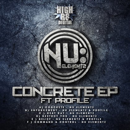 Concrete album by AC13, Nu Elementz & Profile - Drum and Bass Cover Art