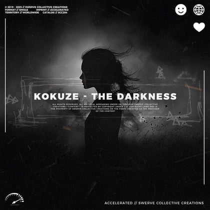 The Darkness album by KOKUZE - Drum and Bass Cover Art