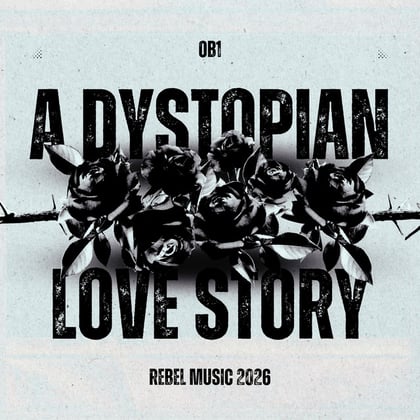 A Dystopian Love Story EP album by OB1 - Drum and Bass Cover Art