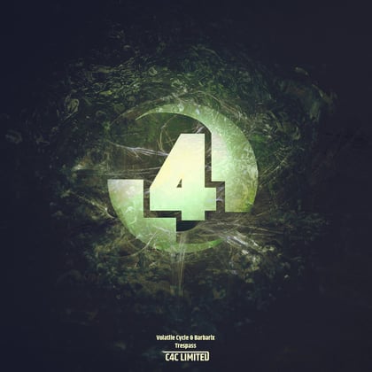 Trespass album by Volatile Cycle - Drum and Bass Cover Art