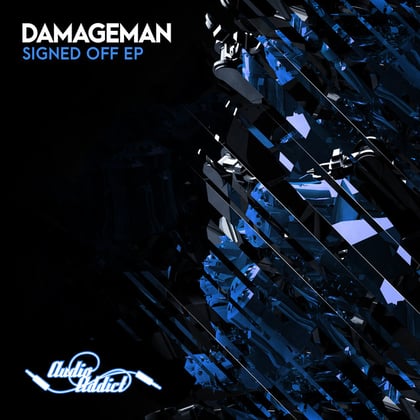 Signed Off album by Damageman - Drum and Bass Cover Art