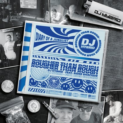 Rougher Than Rough album by Dub Elements, DJ Hybrid & Rider Shafique - Drum and Bass Cover Art