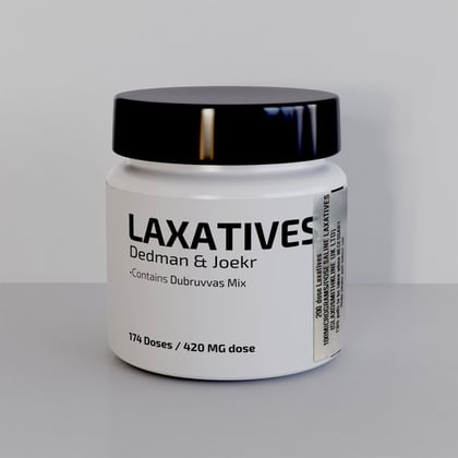 Laxatives album by Dedman - Drum and Bass Cover Art