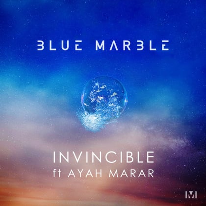 Invincible album by Blue Marble - Drum and Bass Cover Art