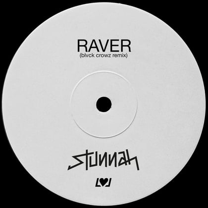 Raver (BLVCK CROWZ Remix) album by Champion - Drum and Bass Cover Art