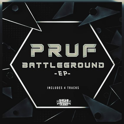 Battleground EP album by Pruf - Drum and Bass Cover Art