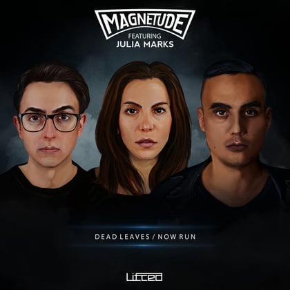 Dead Leaves / Now Run album by Magnetude - Drum and Bass Cover Art