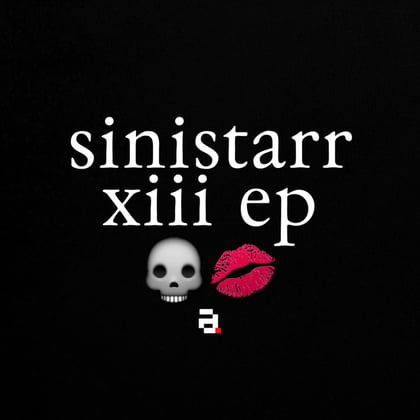 Xiii EP album by Sinistarr - Drum and Bass Cover Art