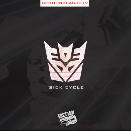 Decepticons album by Sick Cycle - Drum and Bass Cover Art