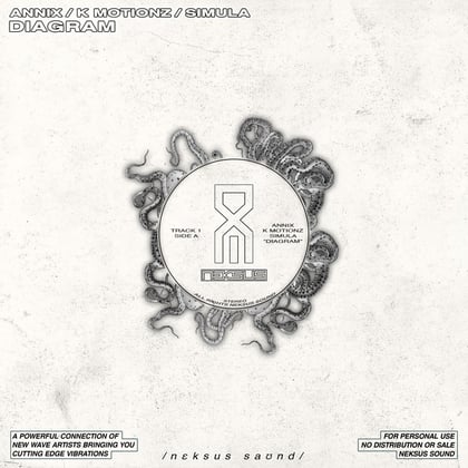 Diagram album by Annix, K Motionz & Simula - Drum and Bass Cover Art