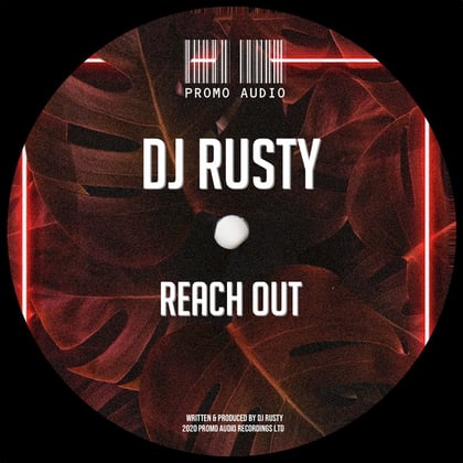 Reach Out album by DJ Rusty - Drum and Bass Cover Art