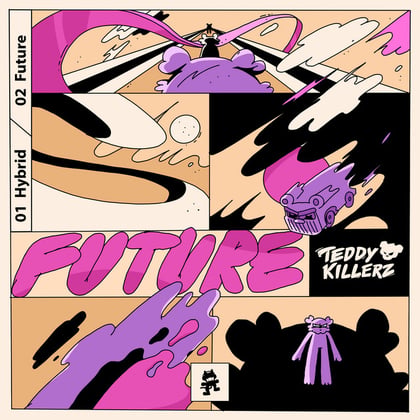 Hybrid / Future album by Teddy Killerz - Drum and Bass Cover Art