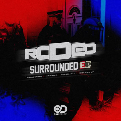 Surrounded EP album by Rodeo - Drum and Bass Cover Art