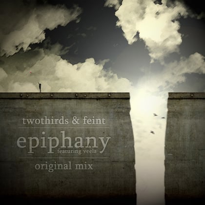 Epiphany album by Fox Stevenson, Feint, TwoThirds & Veela - Drum and Bass Cover Art