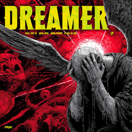 DREAMER album by Prdk - Drum and Bass Cover Art