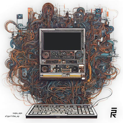 Algorithm EP album by Supa Ape - Drum and Bass Cover Art