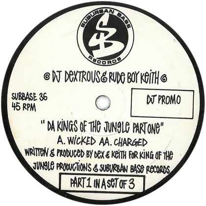 Da Kings of the Jungle Part One album by DJ Dextrous - Drum and Bass Cover Art