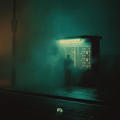 Deeper EP album by Harley D - Drum and Bass Cover Art