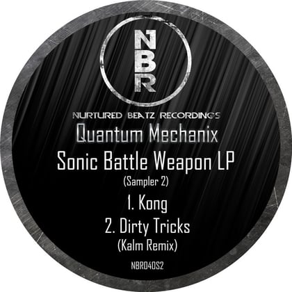 Sonic Battle Weapon LP (Sampler 2) album by Quantum Mechanix - Drum and Bass Cover Art