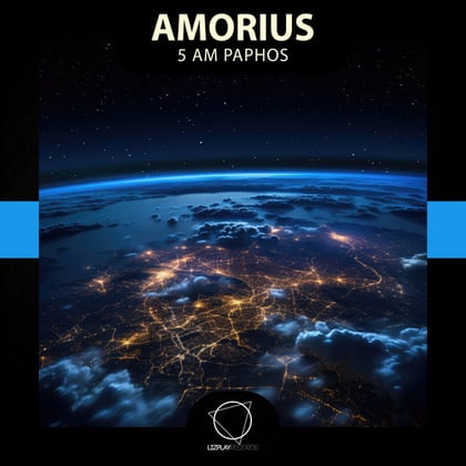 5 AM Paphos album by Amorius - Drum and Bass Cover Art