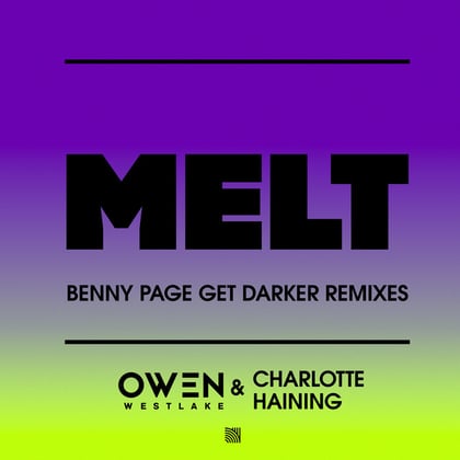 Melt (Benny Page Get Darker Remixes) album by Benny Page - Drum and Bass Cover Art