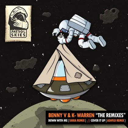 Down With Me / Cover It Up (Remixes) album by Benny V - Drum and Bass Cover Art