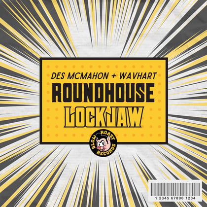 Roundhouse album by Des McMahon - Drum and Bass Cover Art