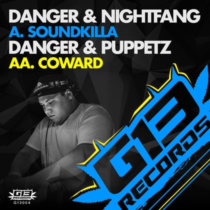 Soundkilla / Coward album by Vital Link, Danger, Nightfang & Puppetz - Drum and Bass Cover Art
