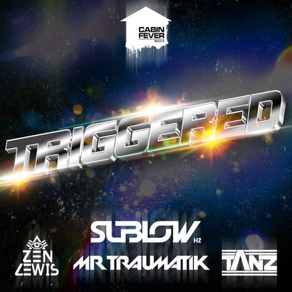 Triggered album by Sublow Hz, Mr Traumatik & Tanz - Drum and Bass Cover Art