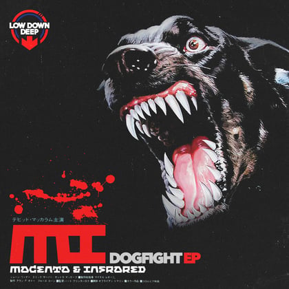Dogfight EP album by Magenta & INFRARED - Drum and Bass Cover Art