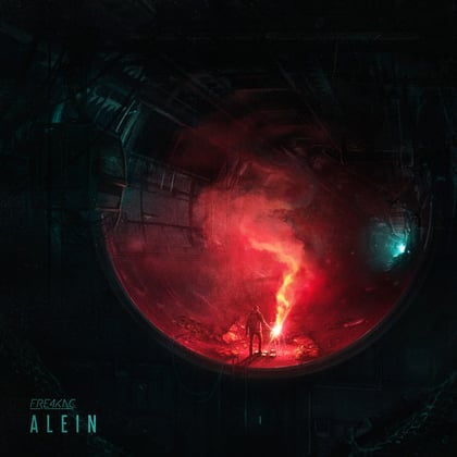 Alein EP album by Fre4knc - Drum and Bass Cover Art