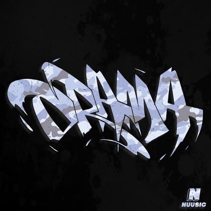 Drama EP album by Teej, Disrupta & Slay - Drum and Bass Cover Art