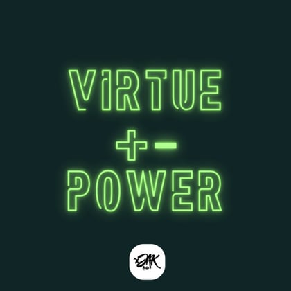 Power album by Virtue - Drum and Bass Cover Art