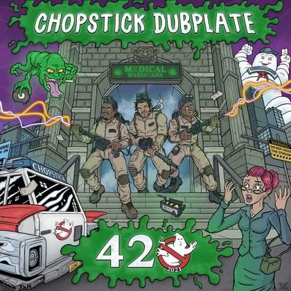 420 album by Chopstick Dubplate - Drum and Bass Cover Art