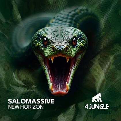 New Horizon album by Salomassive - Drum and Bass Cover Art