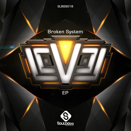 Levels album by Broken System - Drum and Bass Cover Art