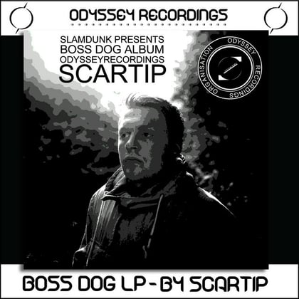 Boss Dog album by Scartip - Drum and Bass Cover Art