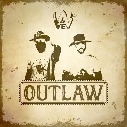Outlaw album by Snoopa - Drum and Bass Cover Art