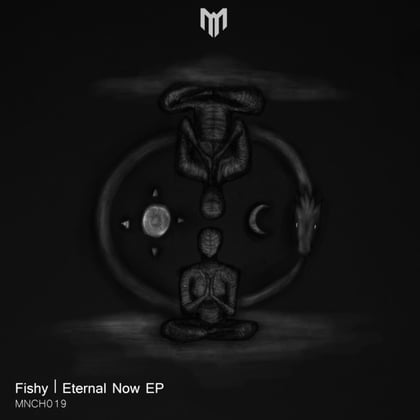 Eternal now album by Marvel Cinema & Fishy - Drum and Bass Cover Art