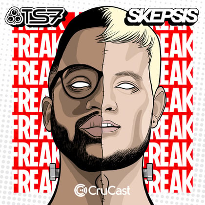 Freak album by Skepsis - Drum and Bass Cover Art