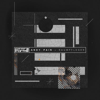 Raumpfleger album by Andy Pain - Drum and Bass Cover Art