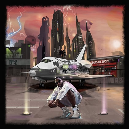 Space Cadet EP II album by Calibre & DRS - Drum and Bass Cover Art